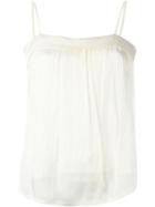 Raquel Allegra Cami Top, Women's, Size: 3, White, Silk