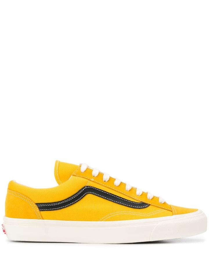 Vans Flat Lace-up Sneakers - Yellow