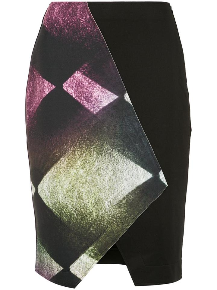 Mara Mac Panelled Skirt - Black
