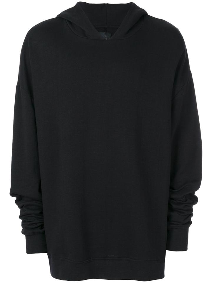 Thom Krom Hooded Sweatshirt - Black