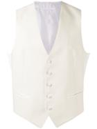 Tagliatore - Button-up Waistcoat - Men - Cotton/spandex/elastane/cupro/wool - 52, Nude/neutrals, Cotton/spandex/elastane/cupro/wool