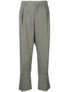 Wooyoungmi Plaid Straight Leg Trousers - Multicolour