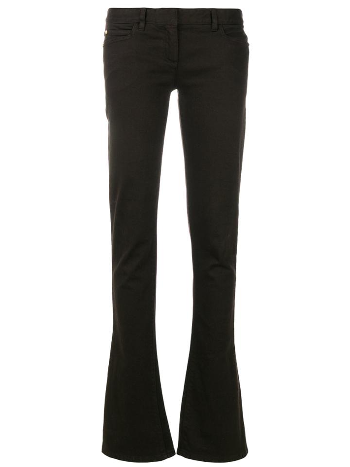 Balmain Low Rise Bootcut Jeans - Brown