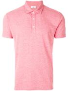 Closed Button Polo Shirt - Pink & Purple