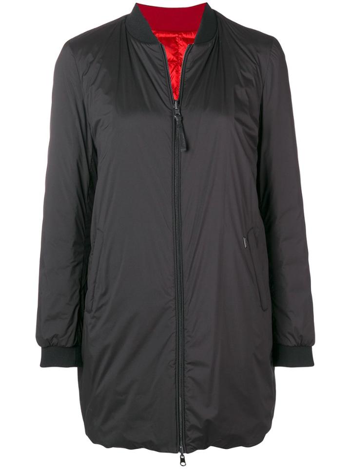 Woolrich Reversible Oversized Bomber Jacket - Black