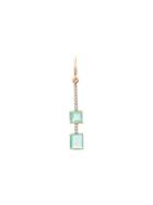 Irene Neuwirth 18kt Rose Gold One-of-a-kind Two Emerald Square Diamond