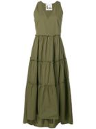 8pm V-neck Maxi Dress - Green