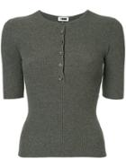 H Beauty & Youth Ribbed Top - Grey