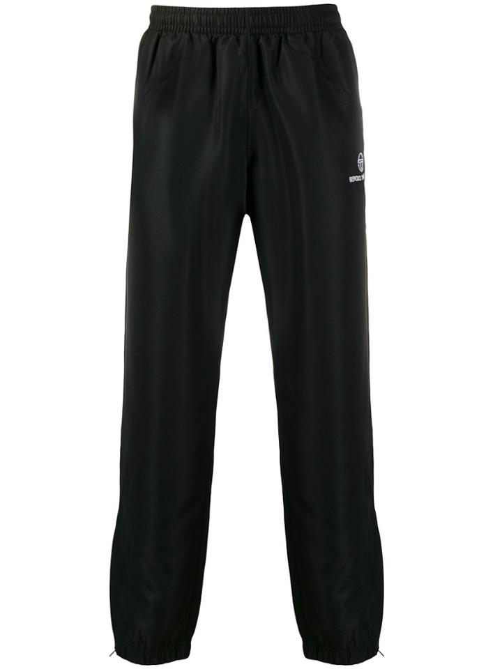 Sergio Tacchini Shiny Track Pants - Black