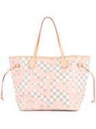 Louis Vuitton Vintage Neverfull Mm 2017 Tote Bag - White