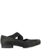 Uma Wang Cross Strap Ballerinas - Black