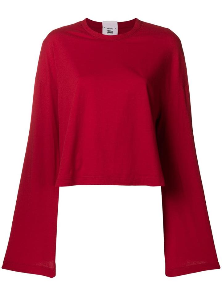 Lost & Found Rooms Wide Sleeve T-shirt - Red