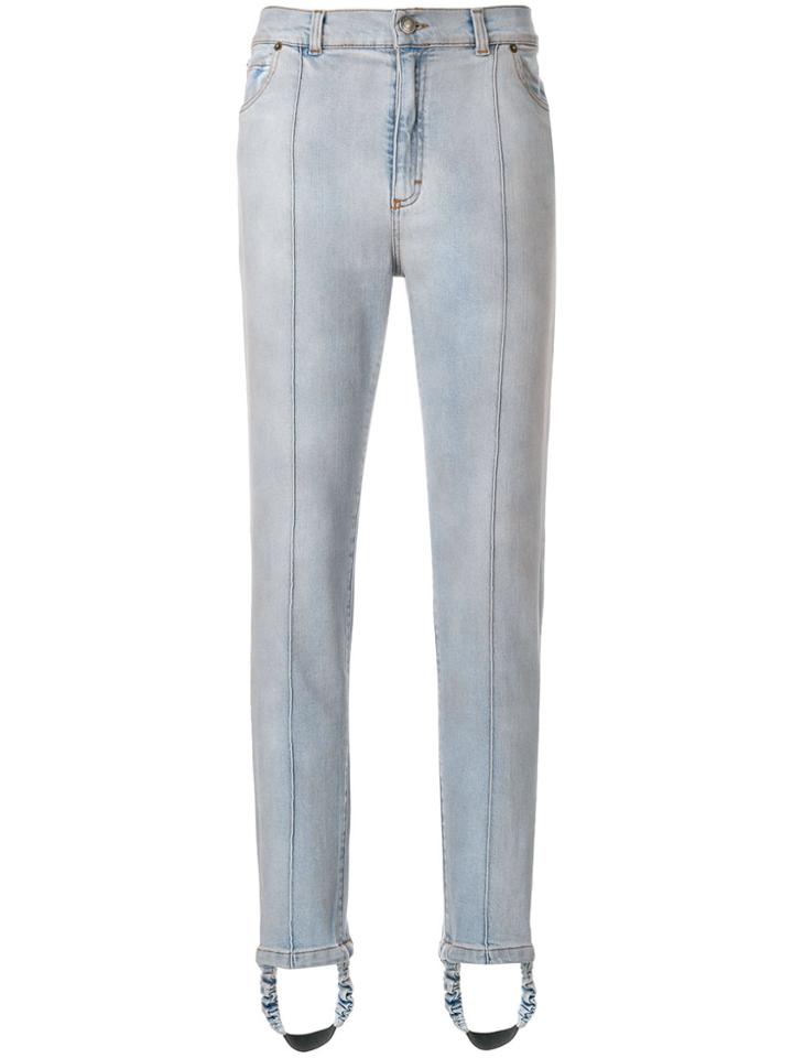 Magda Butrym Benson Stirrup Skinny Jeans - Blue