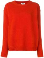 Acne Studios Samara Crew Neck Sweater - Red