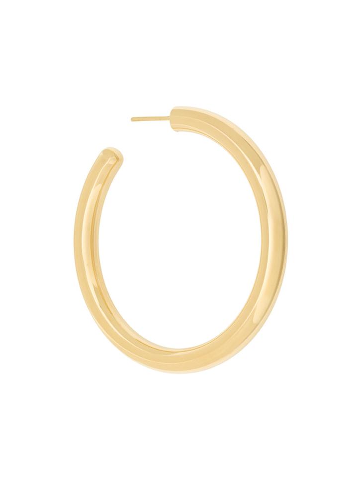 Maria Black Ruby 50 Hoop Earring - Metallic