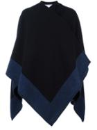 Dondup 'harsha' Poncho, Women's, Black, Wool