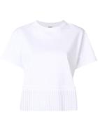 Kenzo Frilled Trim T-shirt - White