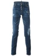 Dsquared2 Slim Jeans, Men's, Size: 54, Blue, Cotton/spandex/elastane