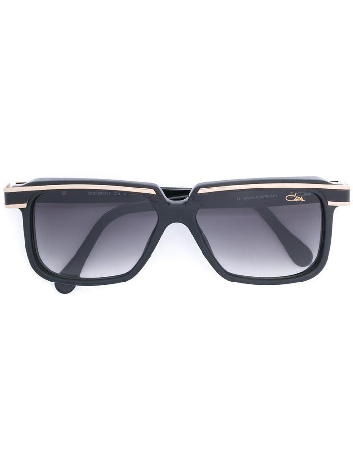 Cazal - Oversized Sunglasses - Unisex - Acetate - One Size, Black, Acetate