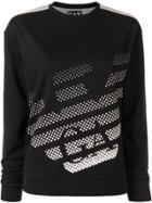 Ea7 Emporio Armani Gradient Logo Sweatshirt - Black