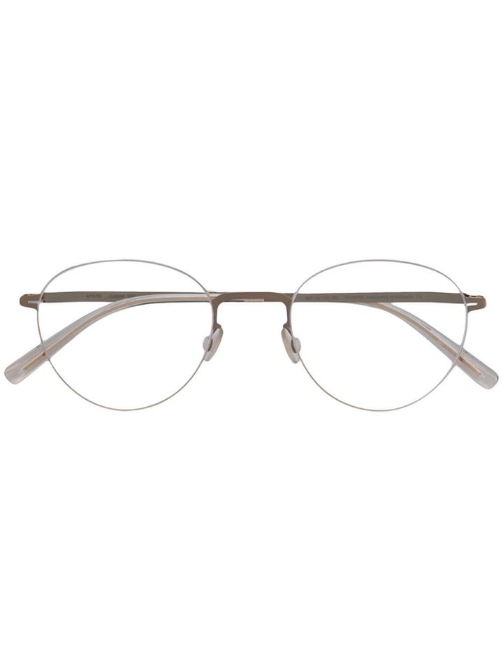 Mykita Eito Round Glasses - Silver