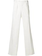 Romeo Gigli Vintage Loose Fit Trousers - White