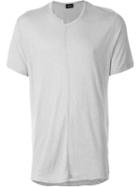 Diesel Asymmetric Neckline T-shirt, Men's, Size: Xl, Grey, Viscose