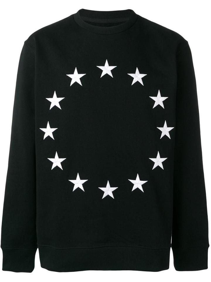 Études Embroidered Stars Sweatshirt - Black