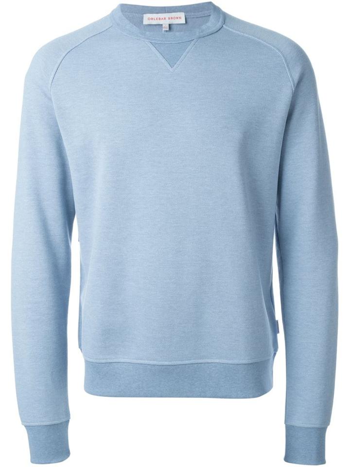 Orlebar Brown Fulton Sweatshirt, Men's, Size: L, Blue, Cotton/polyamide