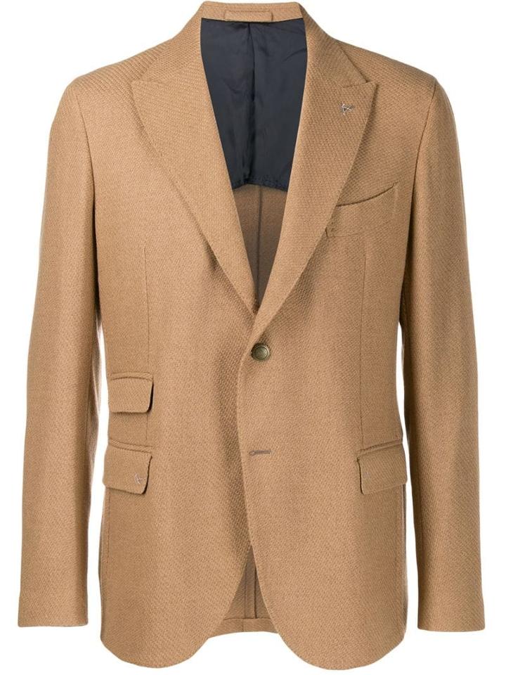 Eleventy Textured Blazer - Neutrals