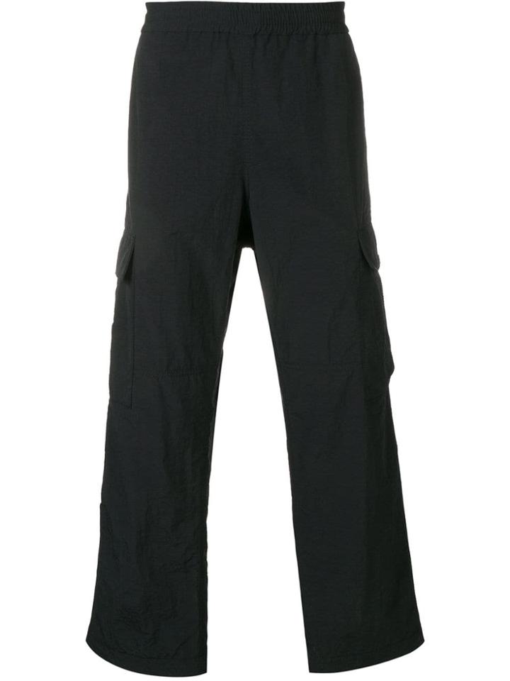 Msgm Cargo Pocket Trousers - 99 Black