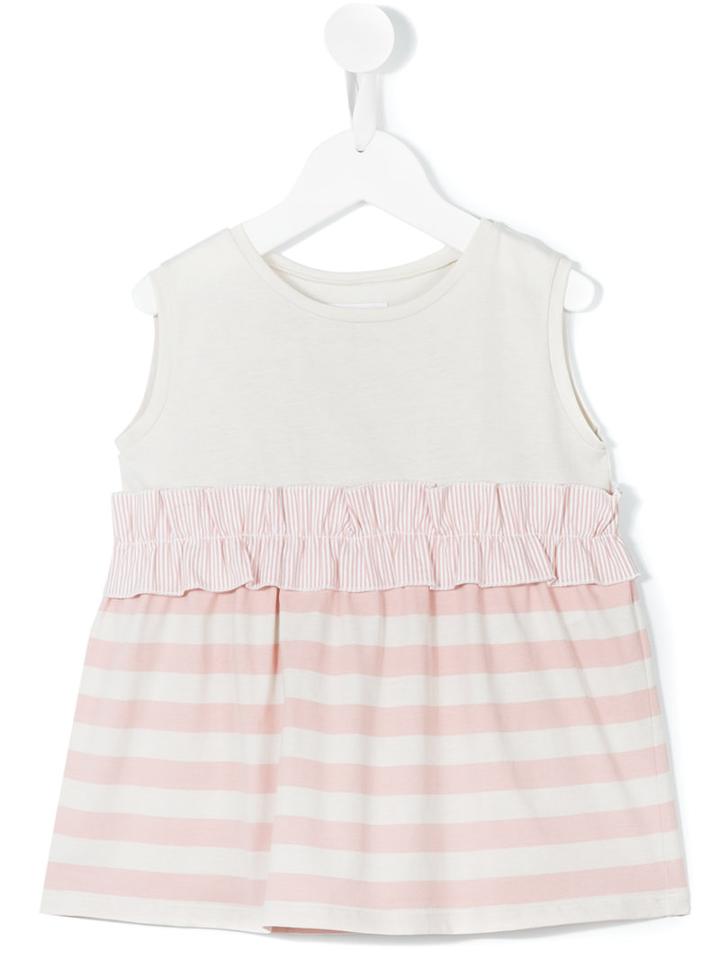Douuod Kids - Panelled Top - Kids - Cotton - 8 Yrs, Nude/neutrals