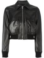 Red Valentino Cropped Bomber Jacket