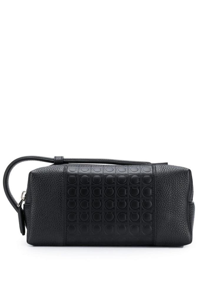 Salvatore Ferragamo Firenze Glam Clutch - Black