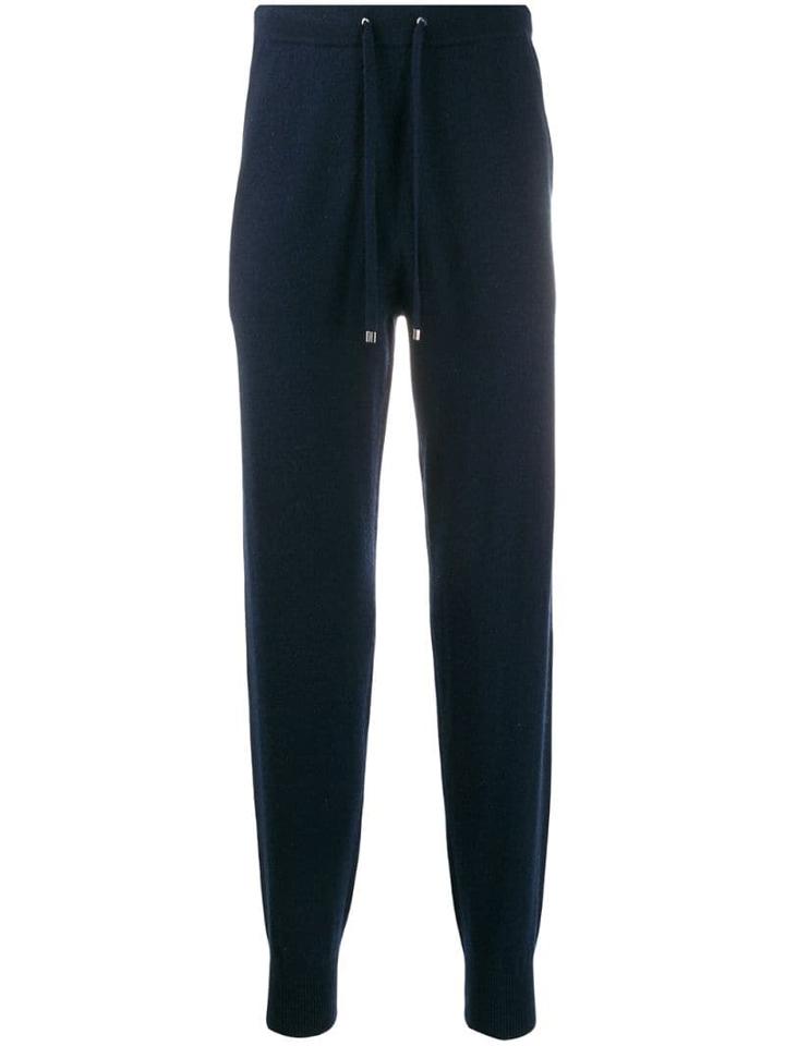 Ron Dorff Cashmere Track Pants - Blue