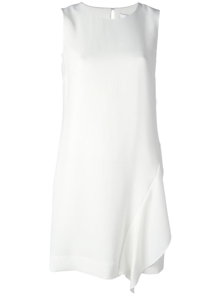 Diane Von Furstenberg Ruffled Detail Dress - White