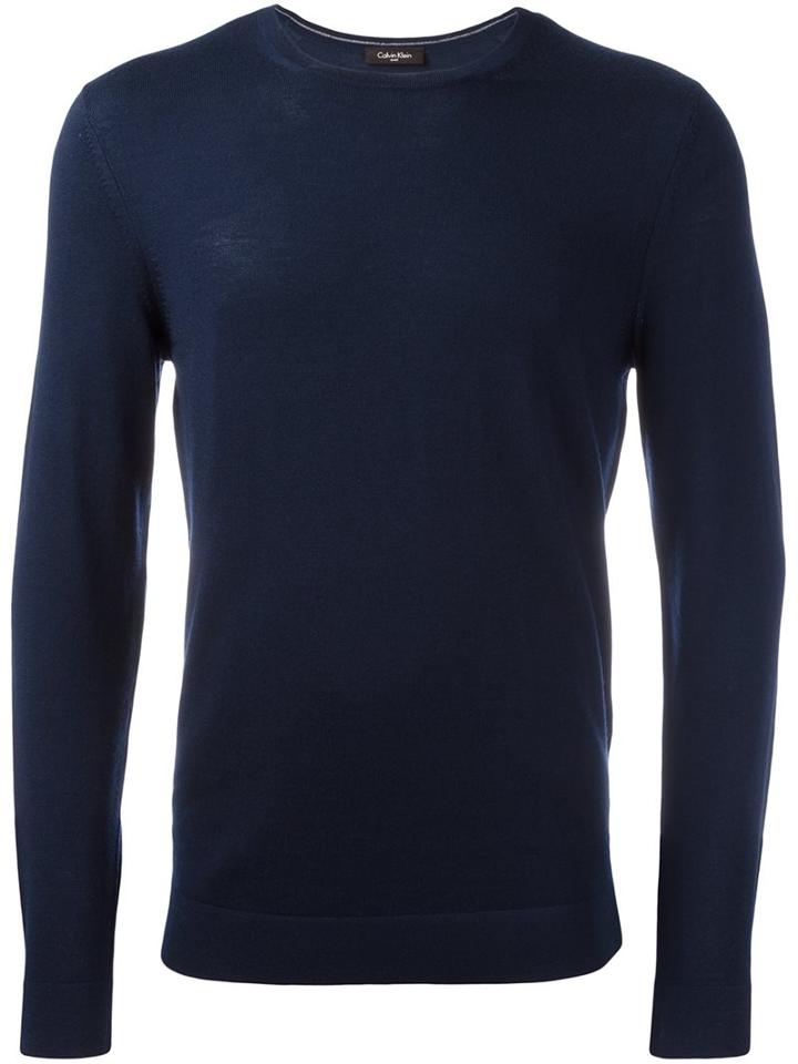 Calvin Klein 'sagton' Jumper, Men's, Size: Xl, Blue, Wool