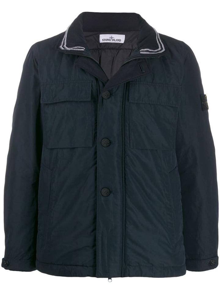 Stone Island Logo Jacket - Black