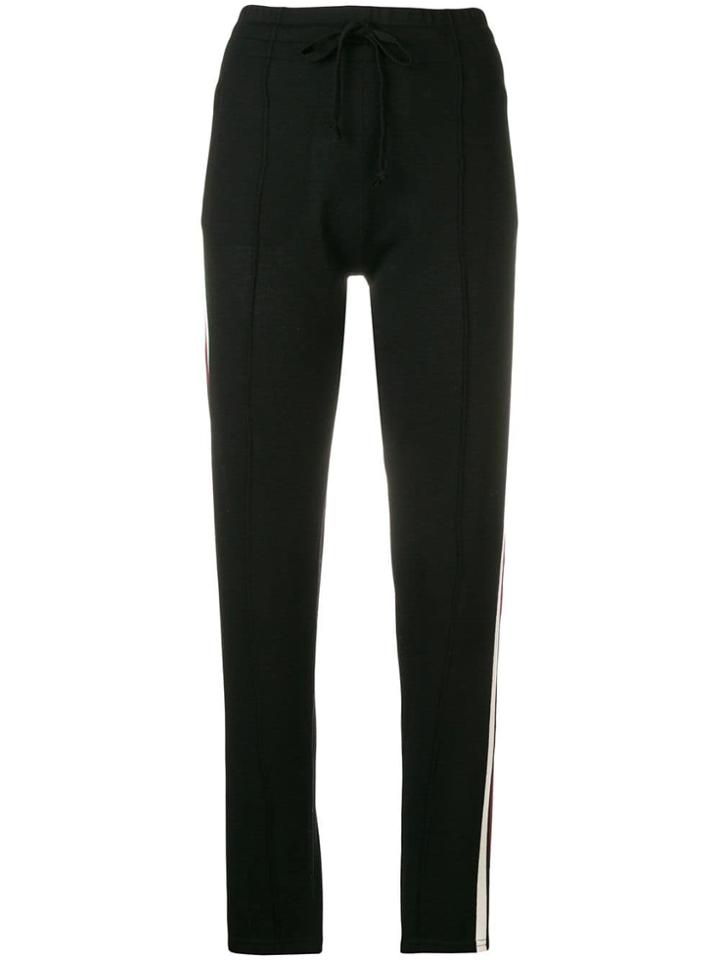 Isabel Marant Étoile Slim Fit Track Trousers - Black