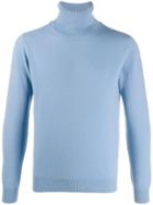 Laneus Rollneck Cashmere Sweater - Blue