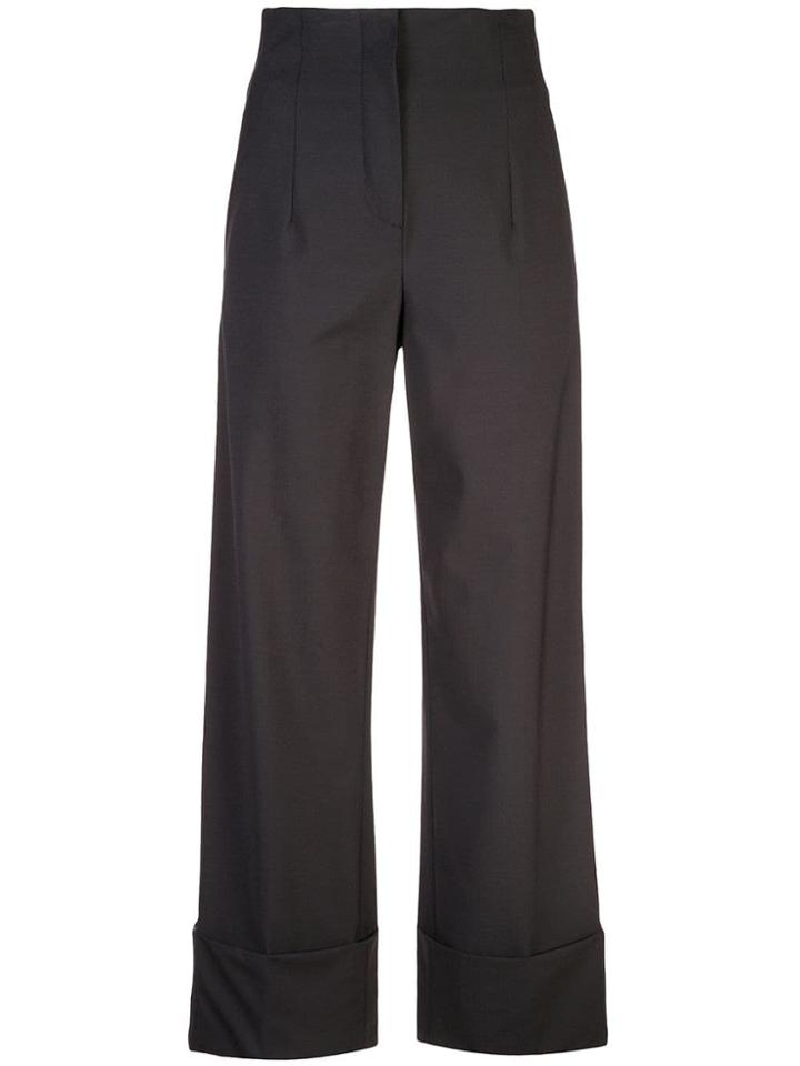 Brunello Cucinelli Wide Leg Trousers - Black