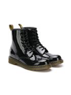 Dr. Martens Kids Teen Lace-up Ankle Boots - Black