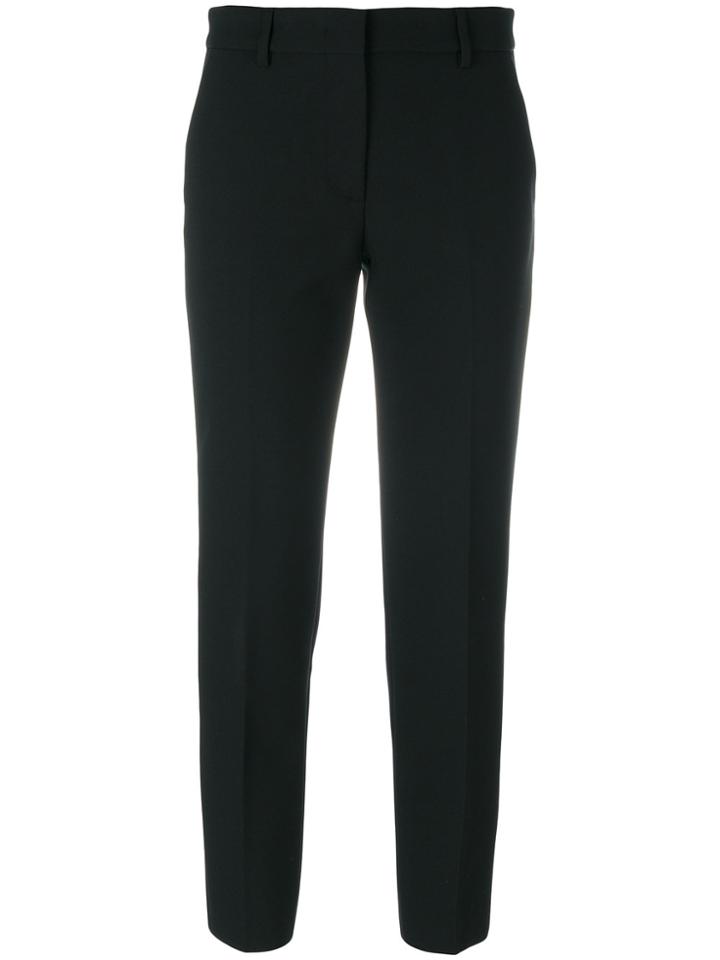 Msgm Cropped Trousers - Black