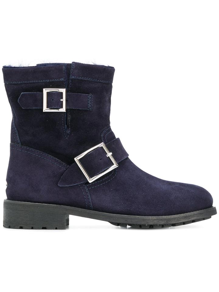 Jimmy Choo Youth Biker Boots - Blue