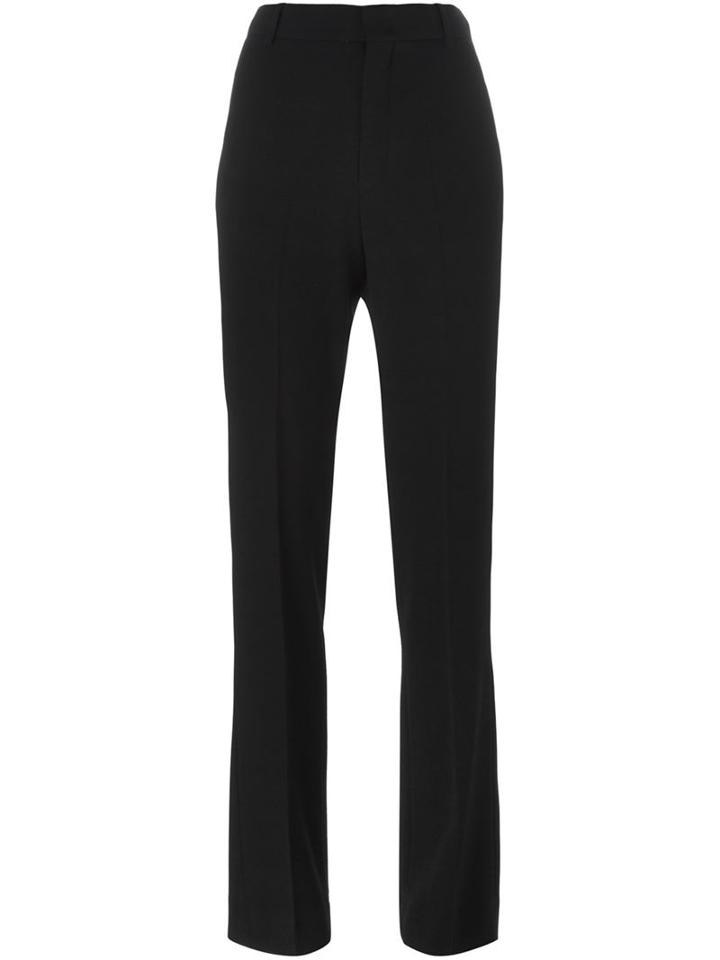 See By Chloé Straight Leg Trousers, Women's, Size: 38, Black, Polyester/spandex/elastane/viscose