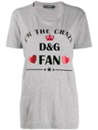 Dolce & Gabbana Printed Logo T-shirt - Grey