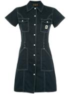 Fendi Pre-owned Short Sleeve One-piece Dress - Blue