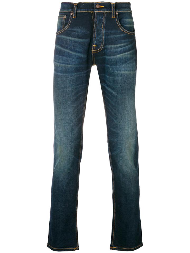 Nudie Jeans Co Grim Tim Jeans - Blue
