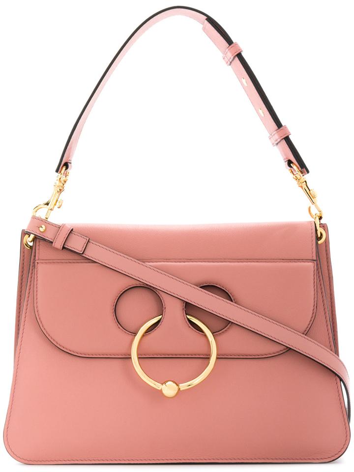Jw Anderson Pierce Medium Shoulder Bag - Pink & Purple
