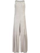Drome Wide Leg Jumpsuit, Women's, Size: Small, Nude/neutrals, Suede